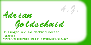 adrian goldschmid business card